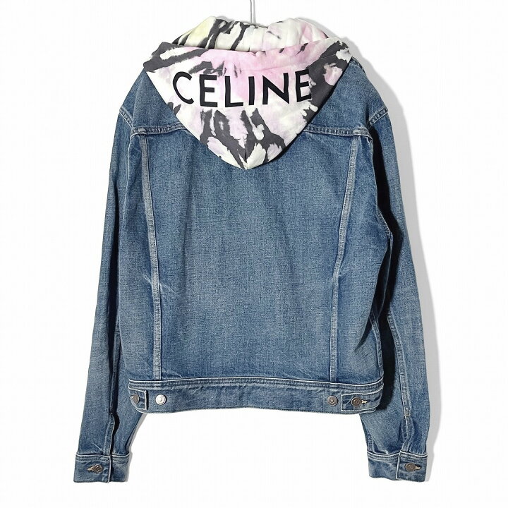 楽天市場】CELINE セリーヌ デニム フード付きジャケット 2Q660930F 