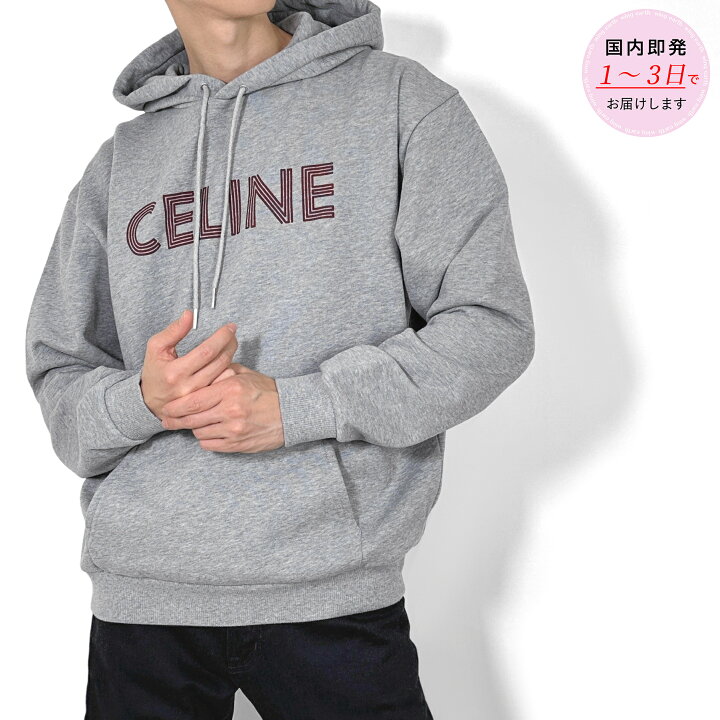 楽天市場】CELINE セリーヌ ジギー プリント ルーズ フーディー 