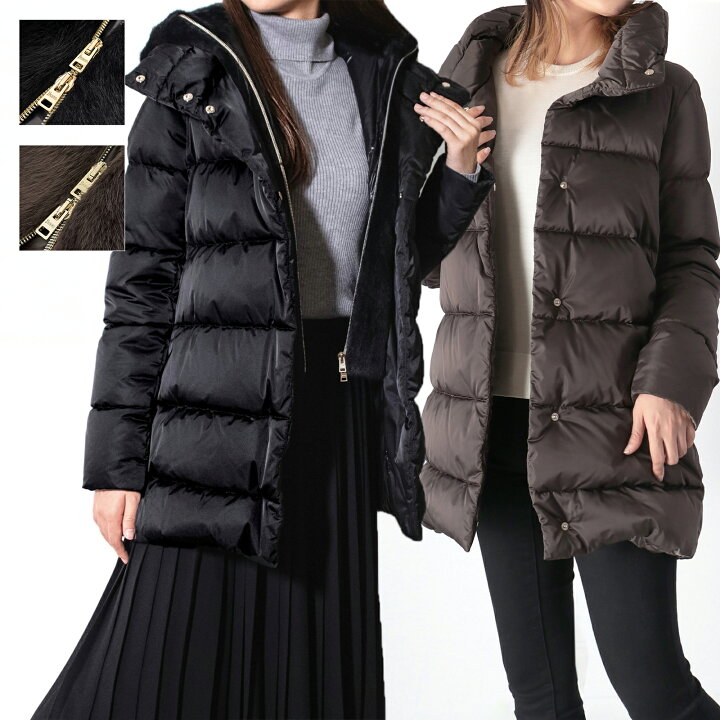 楽天市場】HERNO ヘルノ ファーフード付き ダウンジャケット アウター  