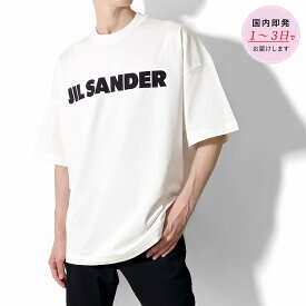 JIL SANDER ロゴ 半袖Tシャツ ジルサンダー ホワイト 白 メンズ J21GC0001 J45047 【返品送料無料】 【ラッピング無料】