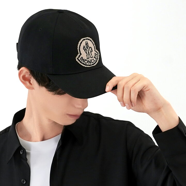 楽天市場】MONCLER モンクレール ベースボールキャップ 黒 ブラック 