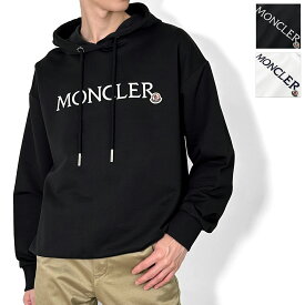 MONCLER モンクレール パーカー フーディー ロゴ 黒 白 ブラック ホワイト メンズ 男 モンクレ シンプル プレゼント トップス ユニセックス レディース 女 定番