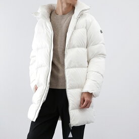 MONCLER + Rick Owens ロングダウンジャケット 1C00004M4426 モンクレール 白 ホワイト ダウン メンズ 男性 人気 おすすめ プレゼント ロゴ LOGO