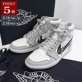 1点限り【価格交渉お受けします】新品 未使用 / DIOR×NIKE 靴 スニーカー メンズ 男性 人気 おすすめ プレゼントロゴ【中古】
