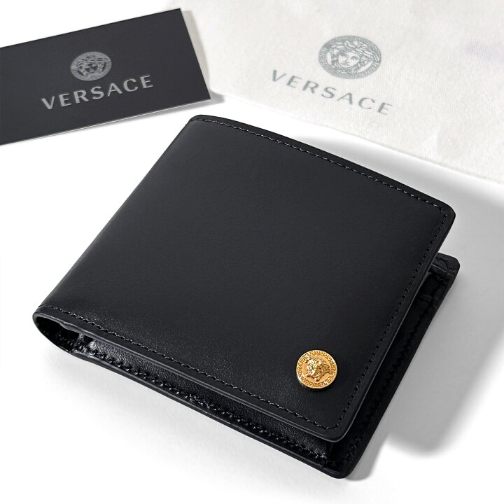 楽天市場】VERSACE ヴェルサーチ 小銭入れ付き 二つ折り財布  
