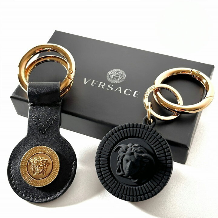 楽天市場】VERSACE ヴェルサーチ メドゥーサ キーリング キーホルダー 