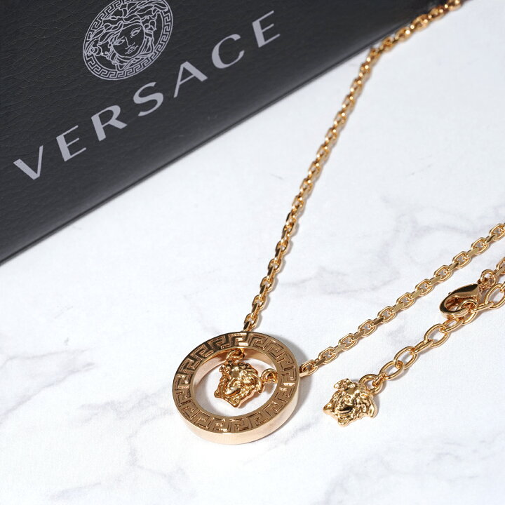 楽天市場】VERSACE ヴェルサーチェ ネックレス グレカ メデューサ  