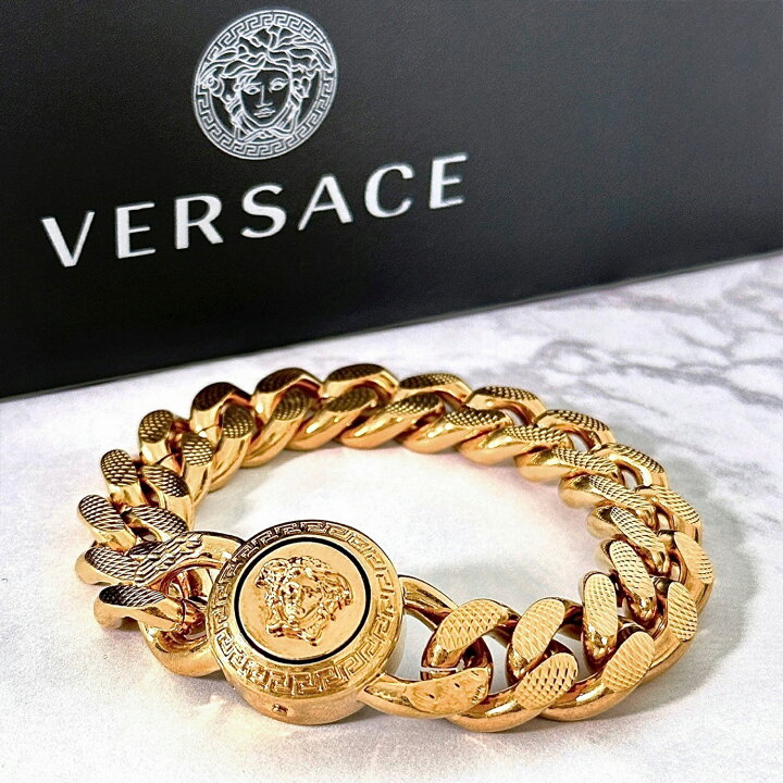 楽天市場】VERSACE ヴェルサーチ メドゥーサ チェーン ゴールド 
