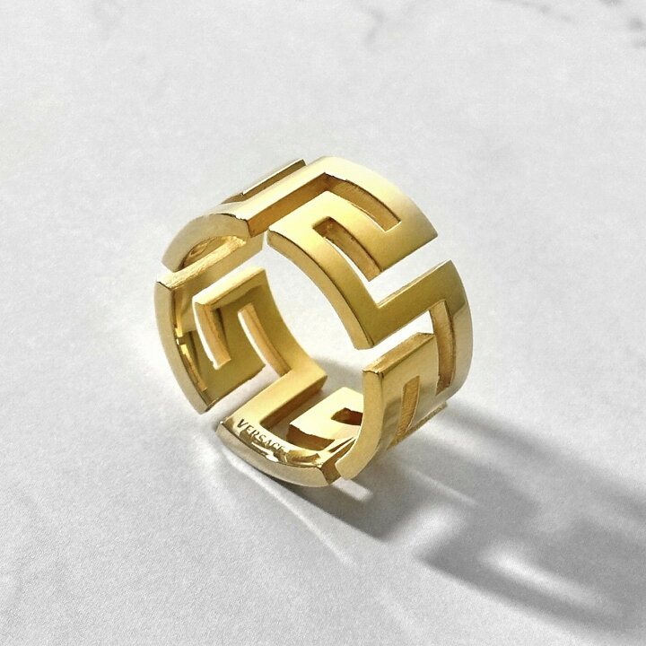 楽天市場】VERSACE ヴェルサーチ グレカ グリーク リング 指輪 GRECA 