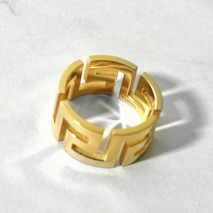 楽天市場】VERSACE ヴェルサーチ グレカ グリーク リング 指輪 GRECA 