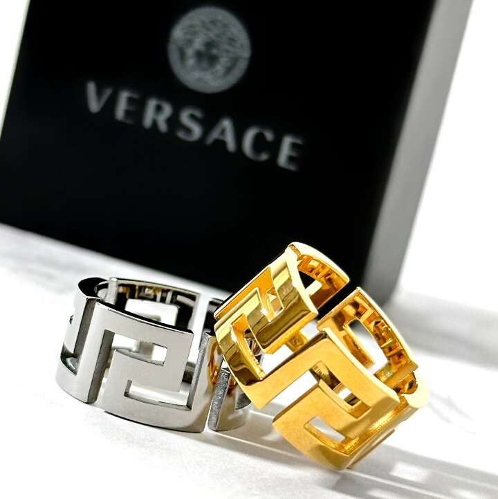 楽天市場】VERSACE ヴェルサーチ グレカ グリーク リング 指輪 GRECA  