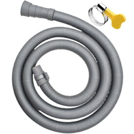 送料無料 排水ホース 洗濯ホース 洗濯機用 排水ホース 排水口サイズに合わせてカット 洗濯機 各社共通 汎用タイプ 2m 延長ホース 延長 排水 洗濯 2メートル ホースクランプ 付属
