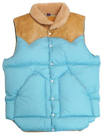 ウェアハウス WAREHOUSE ROCKY MOUNTAIN FEATHERBED ロッキーマウンテン・フェザーベッド クリスティーダウンベスト ナイロン シープムートン ホースハイド レザーヨーク WH2116