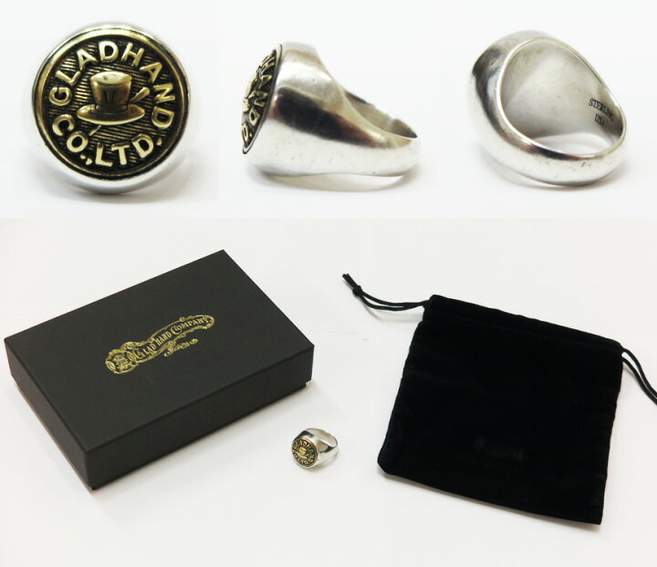楽天市場】GLAD HAND グラッドハンド ボタンリング HAT シルバー925 銀 