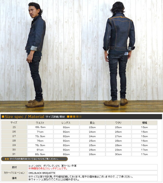 楽天市場】ヌーディージーンズ NUDIE JEANS テープテッド TAPE TED 