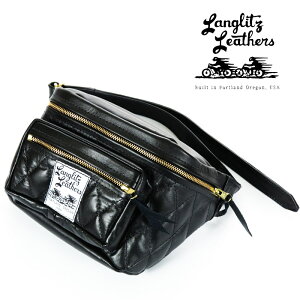 ObcU[Y Langlitz Leathers pbfbh AEgTCh |Pbg EGXg obO Padded Outside Pocket Waist Bag U[ c[obO |[` v oCN