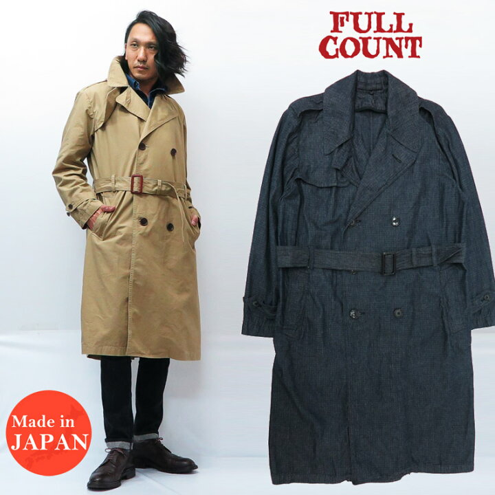 楽天市場】フルカウント FULLCOUNT リップストップ アーミー トレンチ 