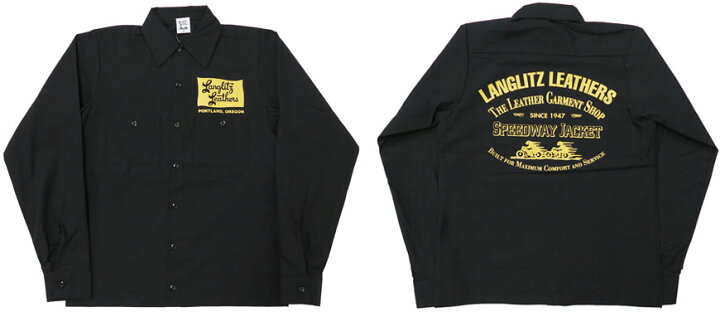 楽天市場】ラングリッツレザーズ Langlitz Leathers 長袖 プリント 