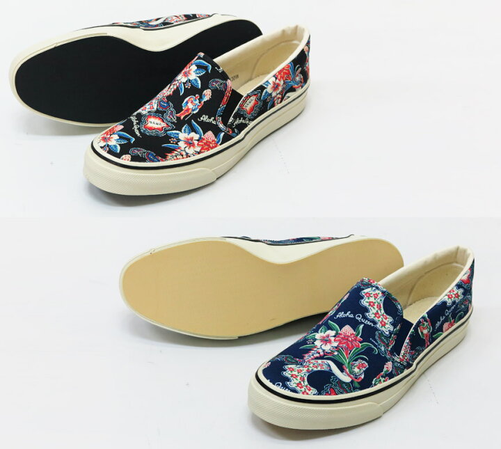 楽天市場】サンサーフ SUN SURF ハワイアン スリッポン シューズ ALOHA 