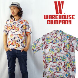 ウェアハウス WAREHOUSE レーヨンハワイアンシャツ（アロハシャツ） 「HAWAIIAN DRAGON」