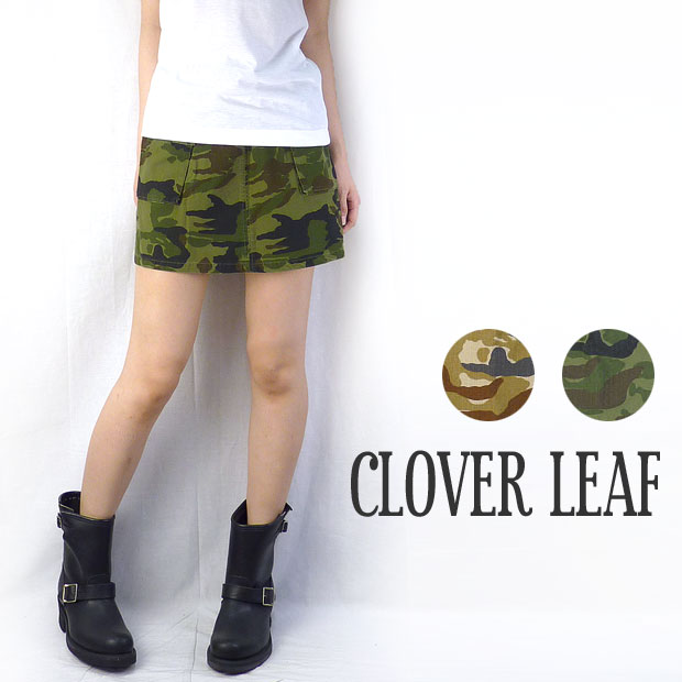 CLOVER LEAF クローバーリーフ ミリタリータイトスカート スカート