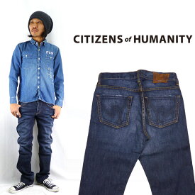 CITIZENS OF HUMANITY シチズンズ・オブ・ヒューマニティ 「EVANS RELAXED」ルーズストレートジーンズ（ジーパン・Gパン・デニム）ユーズドウォッシュ