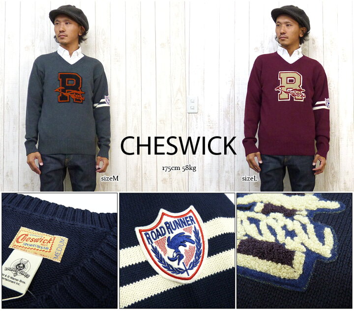 楽天市場】チェスウィック Cheswick セーター ニット Vネック コットン 