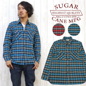 �V���K�[�P�[�� SUGAR CANE �����V���c �R�b�g�� �t�����l�� �`�F�b�N �r�G�� ���[�N FICTION ROMANCE sc26334