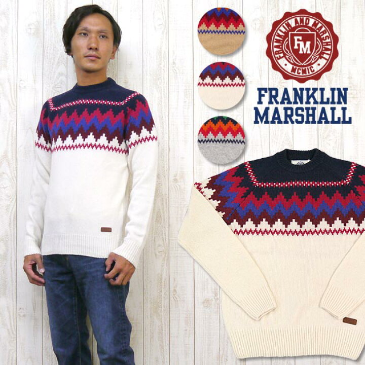 楽天市場】フランクリン マーシャル FRANKLIN＆MARSHALL ニット 