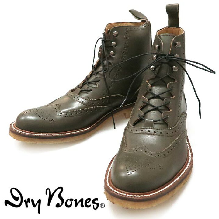 楽天市場】DryBonesドライボーンズ ギリーブーツ レースアップ レザー  