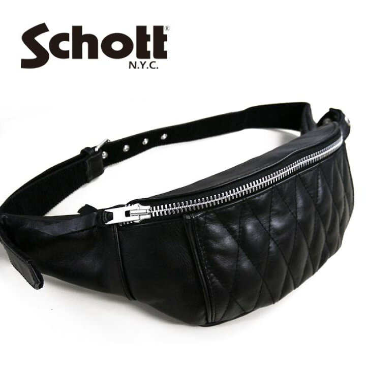 楽天市場】ショット Schott レザー ウエスト メッセンジャー ボディ 