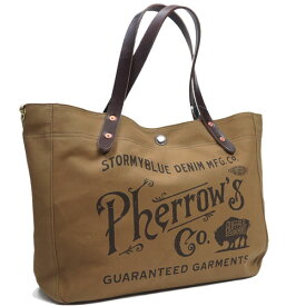 フェローズ Pherrow's トートバッグ 2WAY TOTE BAG ウォバッシュストライプ PSBG1