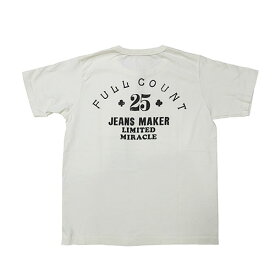 フルカウント FULLCOUNT 25周年限定 プリント ポケット Tシャツ 半袖 A TWO PIPE PROBLE LETTERPRESS コラボ FC-STP008