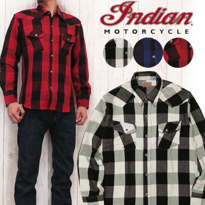 楽天市場】インディアンモーターサイクル Indian Motorcycle シャツ 
