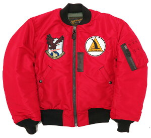 oYN\Y Buzz Rickson's RED MA-1 Type "Scorpion" AIR DEFENSE COMMAND PATCH tCgWPbg BR14447