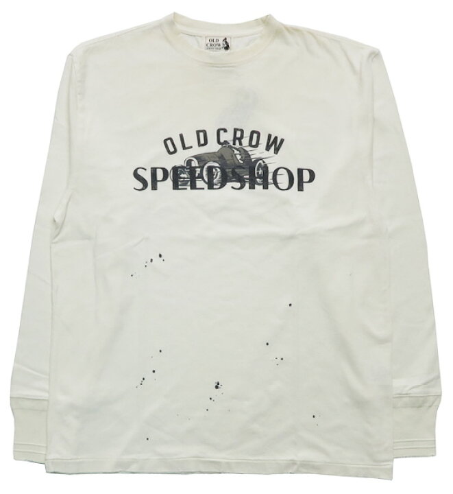 楽天市場】OLD CROW オールドクロウ 長袖 クルーネック Tシャツ SPEED 