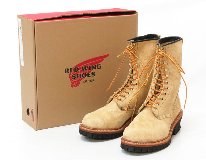 楽天市場】REDWING レッドウィング 9インチ ロガー レザー ブーツ Tan 