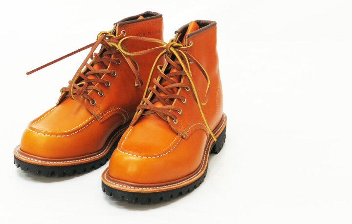 楽天市場】REDWING レッドウィング 6インチ モックトゥ レザー ブーツ 