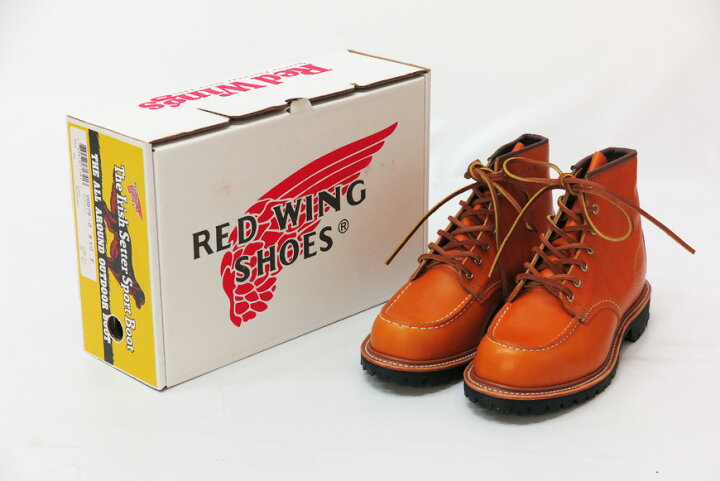 楽天市場】REDWING レッドウィング 6インチ モックトゥ レザー ブーツ 