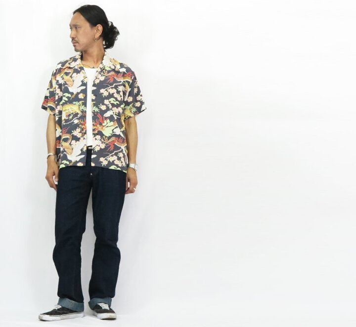 楽天市場】サンサーフ SUN SURF 半袖 レーヨン壁縮緬 ハワイアンシャツ 