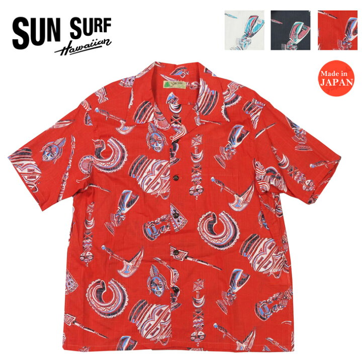 楽天市場】サンサーフ SUN SURF 半袖 コットン/リネン オープンカラー 