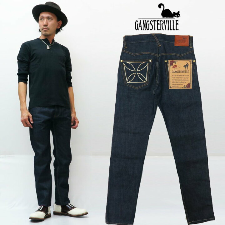 楽天市場】GANGSTERVILLE ギャングスタービル THUG DENIM SLIM 