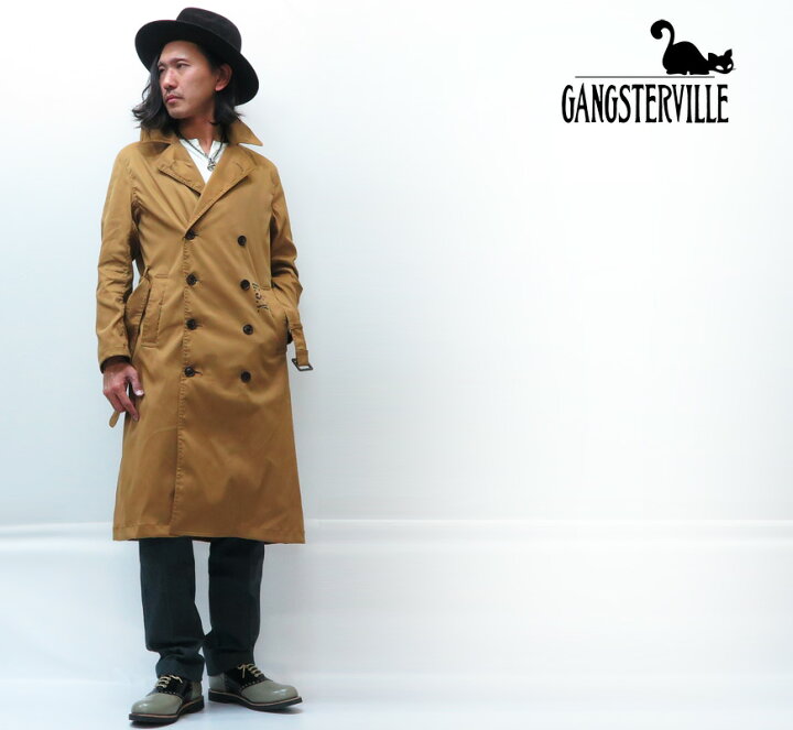 楽天市場】GANGSTERVILLE ギャングスタービル BENJAMIN トレンチコート 