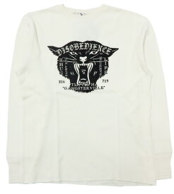 GANGSTERVILLE ギャングスタービル 長袖 クルーネック ワッフル Tシャツ DISOVEDIENCE GLAD HAND グラッドハンド GSV-20-SS-33 HIT