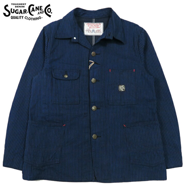 楽天市場】SUGAR CANE シュガーケーン ブラックリバティストライプ 