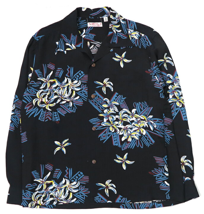 楽天市場】サンサーフ SUN SURF 長袖 レーヨンハワイアンシャツ  