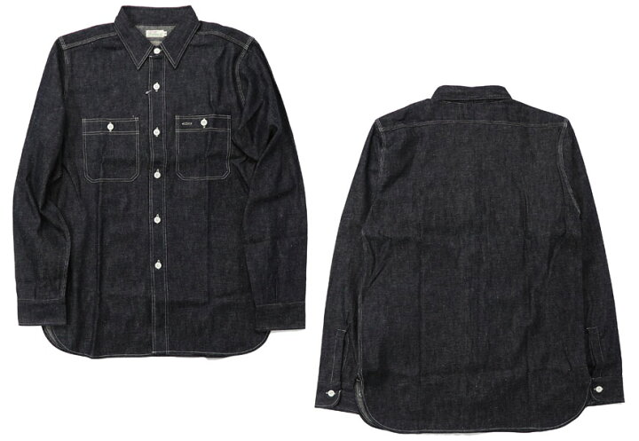楽天市場】WAREHOUSE 長袖 ウェアハウス 3本針縫い 長袖 デニム 