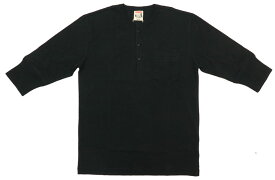 GLAD HAND グラッドハンド 5分袖 Tシャツ ヘンリーネック 胸ポケット 天竺生地 パックTee GLADHAND-17