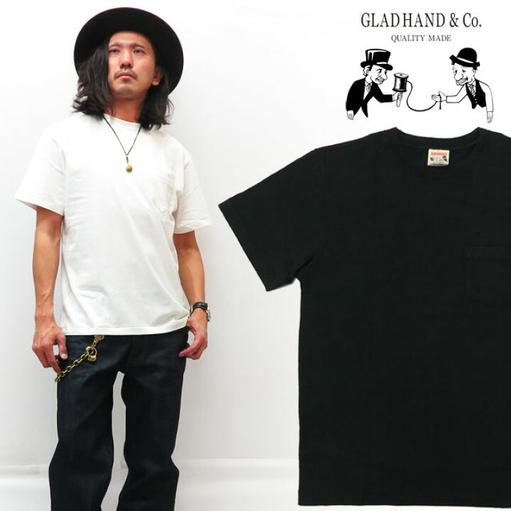楽天市場】GLAD HAND グラッドハンド 半袖 Tシャツ クルーネック 胸 