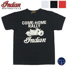 インディアンモーターサイクル Indian Motorcycle 半袖 プリント Tシャツ COME HOME RALLY IM79185